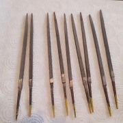 Pilniki ślusarskie do rączek kwadratowe długości 165 mm 