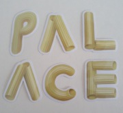 PALACE Pasta naklejka 