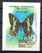 Madagaskar motyle arkusz