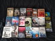 Duży pakiet kryminałów 20 sztuk Mróz Bonda Nesbo i inni