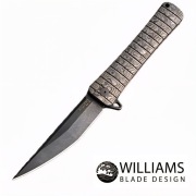 Nóż Williams Blade Design Osoraku Zukuri Folder Black MagnaCut FatCarbon