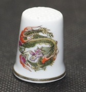 Naparstek Kolekcjonerski Porcelanowy smok