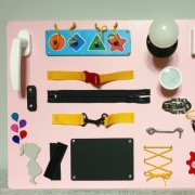 Tablica manipulacyjna, DUŻA,na prezent, roczek