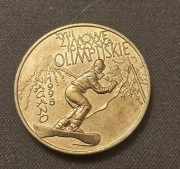 2 zł złote 1998 Nagano Zimowe Igrzyska Olimpijskie