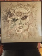 Rysunek w ramie 50x50cm Elf