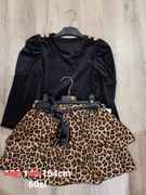 Komplecik welurowy dla dziewczynki 164cm