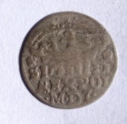 Grosz 1625, Zygmunt III Waza, odwrotna cyfra 2 w dacie