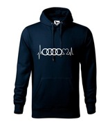 Męska Bluza " Linia ekg AUDI" 