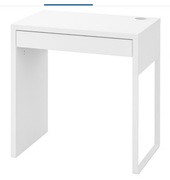Biurko, biały MICKE IKEA