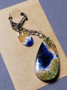 Brelok Brzeg Wyspy do kluczy z żywicy RĘKODZIEŁO HANDMADE 