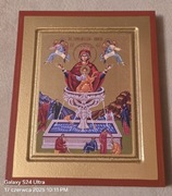 Piękna Ikona prawosławna Matka Boża z dzieciątkiem Jezus ŻYCIODAJNE ŹRÓDŁO 