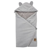 Śpiworek Ocieplacz do fotelika Velvet Eko szary 
