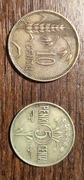 5 Penki Centai  10 Centu Litwa 1925 zestaw 2 szt.