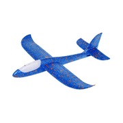 Model Samolotu ze styropianu Niebieski + Ruchomy statecznik + Światełko