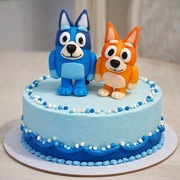 Bingo i Blue z masy cukrowej 