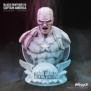 Kapitan Ameryka Marvel Avengers MCU Popiersie 1/4 Ręcznie Malowana