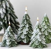 CHOINKA Bożonarodzeniowa forma silikonowa 11*10 do odlewów Świec Mydła 