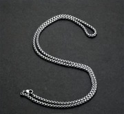 Męski Naszyjnik Łańcuszek Stalowy 45 cm