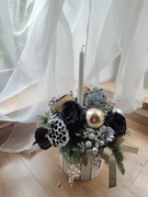 Stroik świąteczny Glamour uniwersalny do domu, na cmentarz 