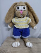 Maskotka królik własnoręcznie robiona 