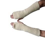 Mitenki Długie Handmade z Alpaki i Wełny – Miękkie i Ciepłe, Rękodzieło