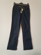 Nowe spodnie jeans 38/40 M/L Esmara lekkie dzwony granatowe