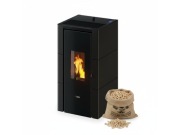 Piec na pellet piecyk kominek powietrzny Cadel Cristal 7kw Powietrzny