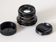 Industar-61 LD 55mm f/2.8 M39 + 2x osłony przeciwsłoneczne Nowy smar