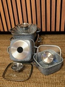 Garnki brytfanki marmurkowe 