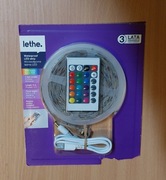 Taśma LED, wodoodporna, 5m, RGB. Pilot i kabel w zestawie