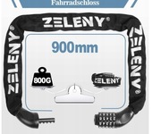 Zapięcie rowerowe motocyklowe zabezpieczenie szyfrowe 5-cyfr łańcuch 90cm