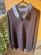 Sweter z kołnierzykiem, nowy, Pierre Cardin.  