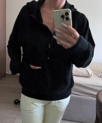 Czarna bluza z kapturem M modal