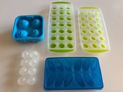 Zestaw. Foremki do kostek lodu & kul lodowych + kulki chłodzące