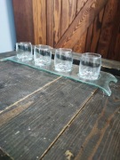 Zestaw do wódki shotów  na podstawce Vintage