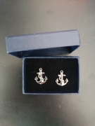 Spinki do mankietów - kotwice, 