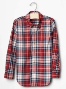 koszula kratka krata Święta GAP L 10-11 140 jak nowa