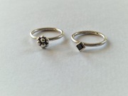Pierścionki srebro oraz onyks próba 925 