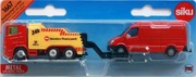 SIKU 1667 SAMOCHÓD POMOCY DROGOWEJ + VAN NOWY