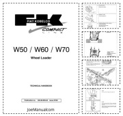FIAT Kobelco W50 W60 W70 Workshop Manual Instrukcja serwisowa