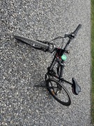 Kross Esprit Jr koło 24 rower rama 13 alu czarny Junior i kask 