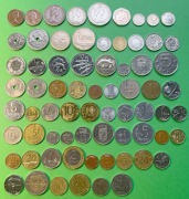 123 MONETY OBIEGOWE - EUROPA/CAN/USA (1952-2013)