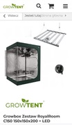 Growbox nowy zestaw : namiot + lampa + wentylator 