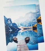 plakat obrazy pastele boho fiord natura loft