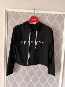 Friends cropped fit bluza z kapturem M 