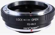 Adapter K&F  Canon FD/ Micro 4/3  Nowy