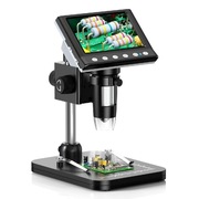 4.3 ''mikroskop cyfrowy LCD z 8 diodami LED DM7-Z01C, 1600X NOWY