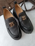 Mokasyny Eva Minge 37 38 skórzane skóra naturalna 