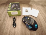 NOWA bezprzewodowa mysz gamingowa RGB z akumulatorem Bluetooth 2.4G, 