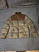 Kurtka męska jesienno-zimowa 4F zielono-czarna M kieszenie na ekspres